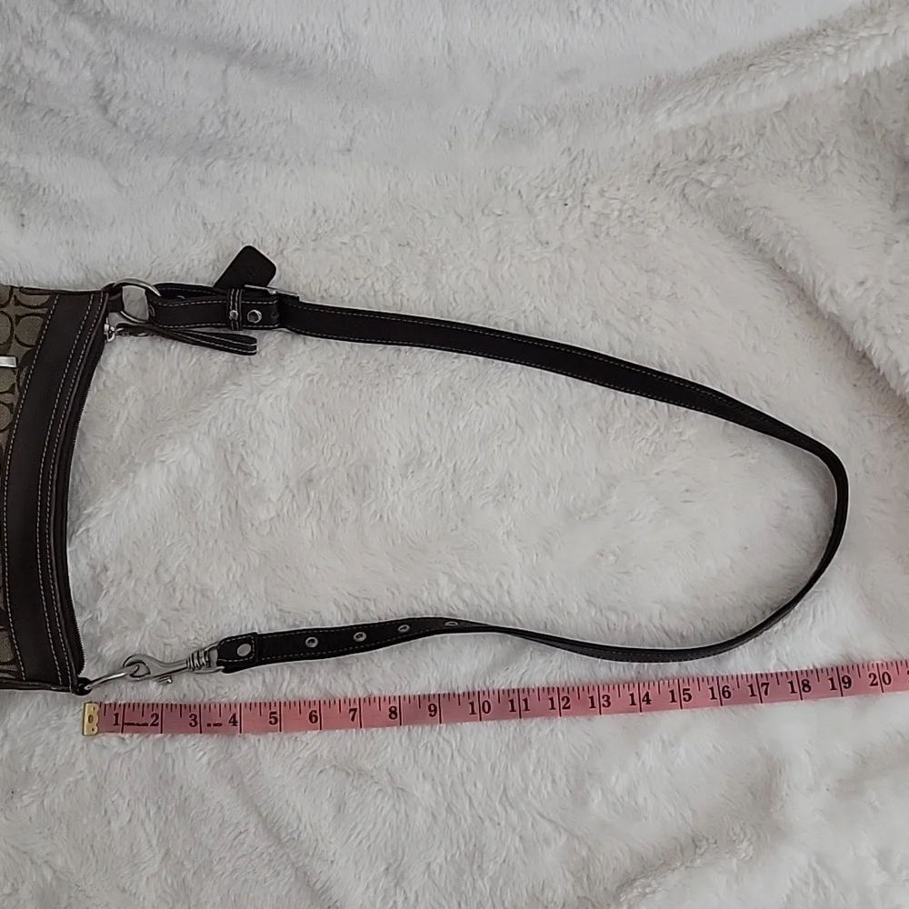 Coach Monogram Canvas Crossbody Bag Purse